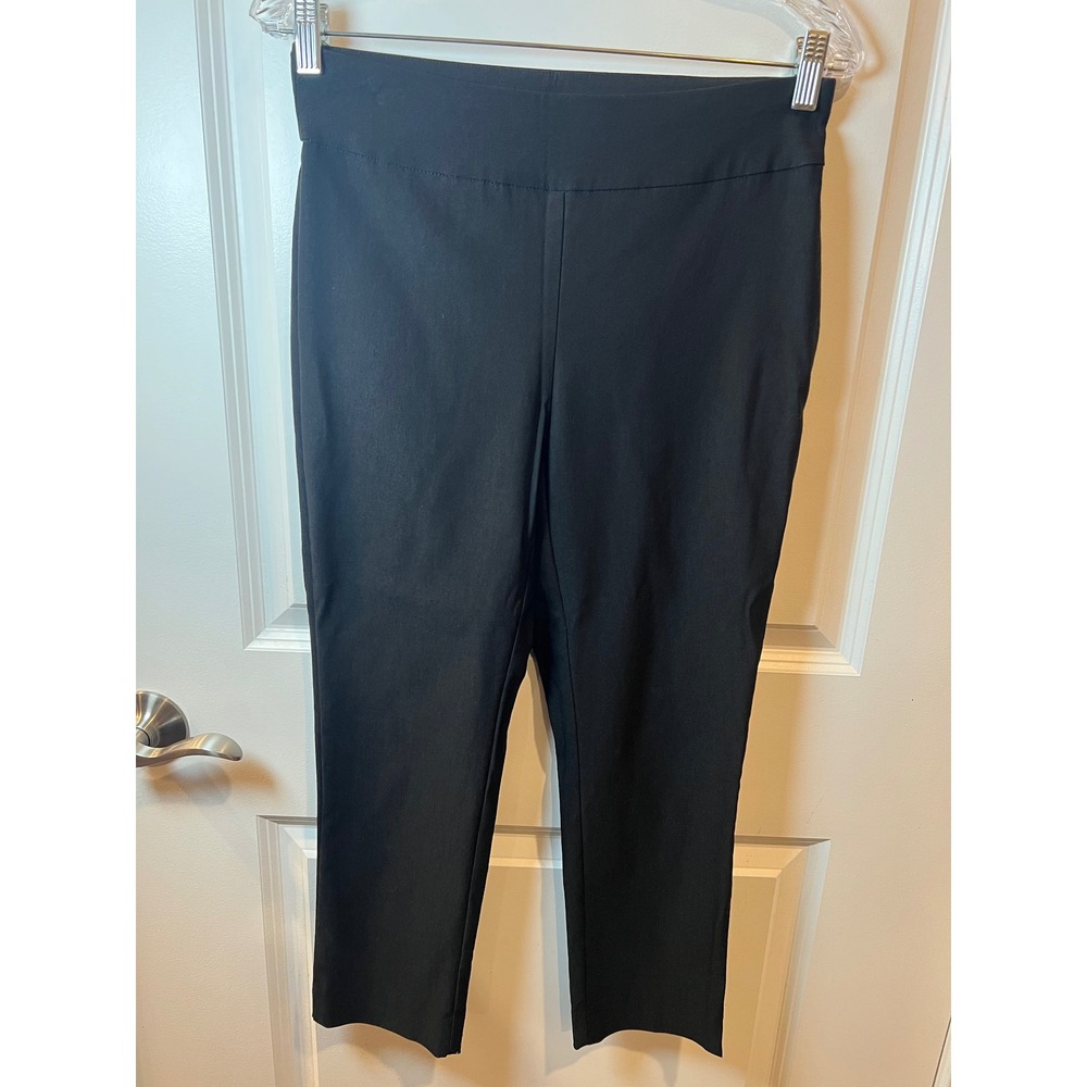 Chico's Women Pants So Slimming Pull On Crop Black Size 00